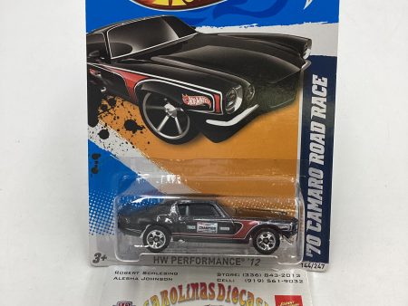 2012 Hot Wheels #144 Black 70 Camaro Road Race 6E Online Sale