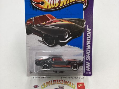 2013 Hot wheels #221 Black 70 Camaro 6E Hot on Sale