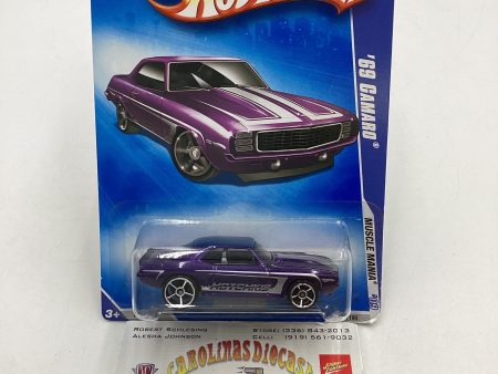 2009 Hot wheels #077 Purple 69 Camaro 14B Supply