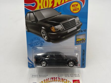 2021 Hot Wheels Factory Fresh #145 Mercedes-Benz 500 E Black 89A Supply