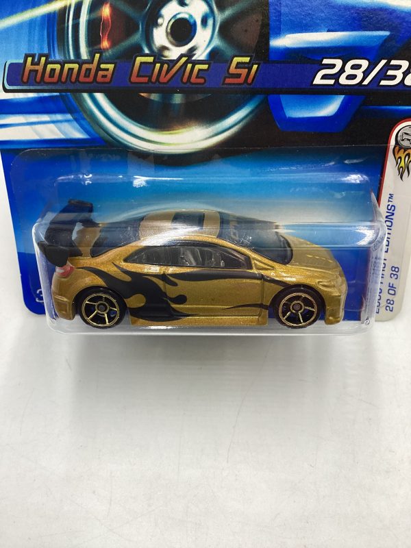 2006 Hot wheels #028 Gold Honda Civic Si 78A Online Sale