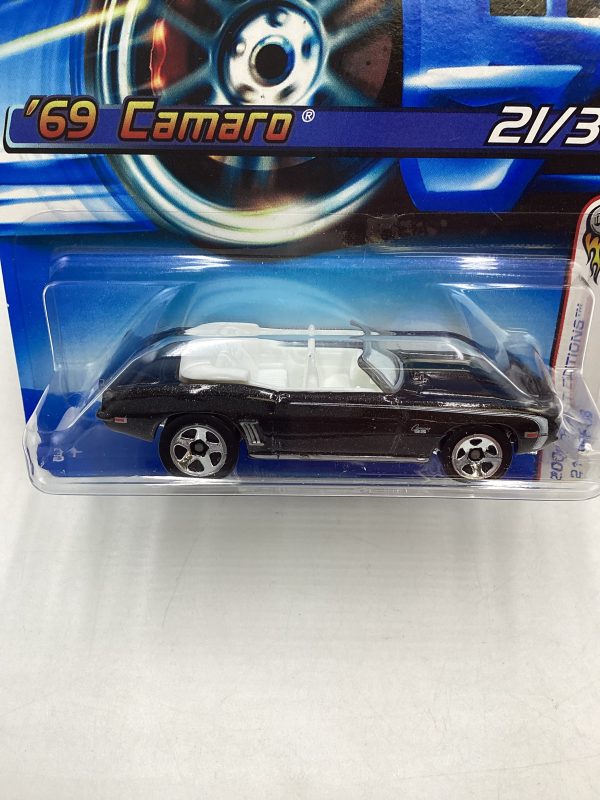 2006 Hot wheels #021 Black 69 Camaro 18F Discount