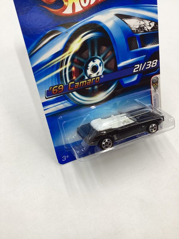 2006 Hot wheels #021 Black 69 Camaro 18F Discount