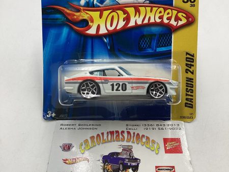 2006 Hot Wheels #036 Short Card White Datsun 240Z 88A Sale