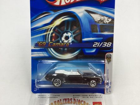 2006 Hot wheels #021 Black 69 Camaro 18F Discount