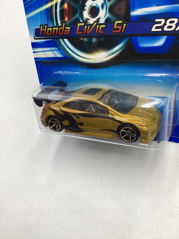 2006 Hot wheels #028 Gold Honda Civic Si 78A Online Sale