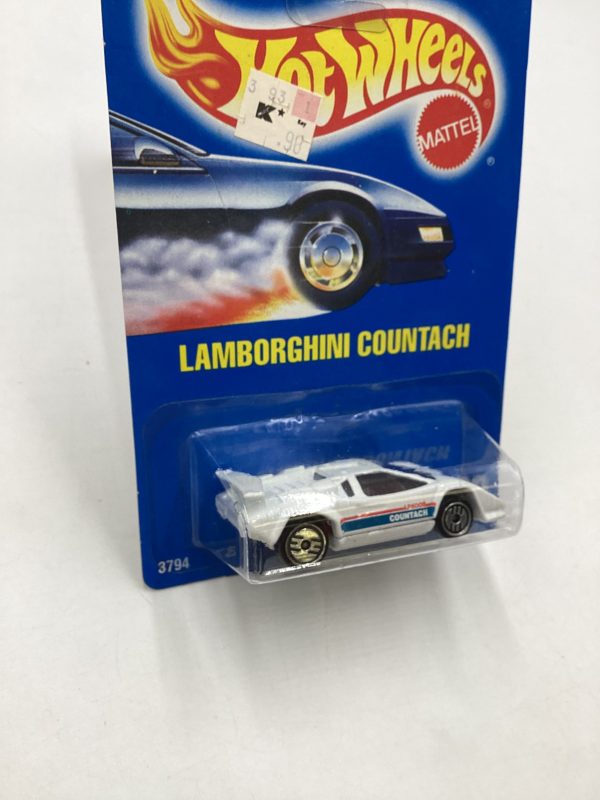 1991 Hot wheels #60 White Lamborghini Countach Online Hot Sale