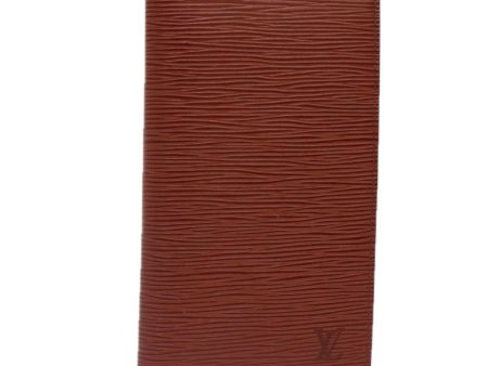 LOUIS VUITTON Epi Portefeuille Emily Long Wallet Brown  89014 Hot on Sale