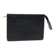 LOUIS VUITTON Epi Trousse Poche Toilette 15 Pouch Black  91169 Cheap