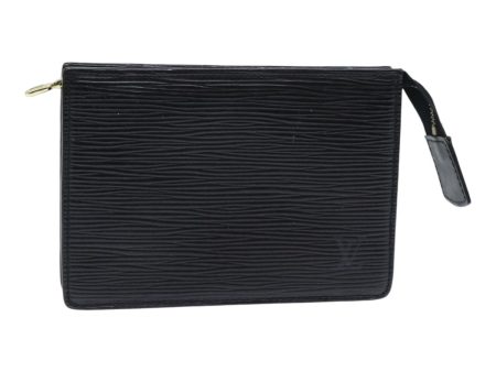 LOUIS VUITTON Epi Trousse Poche Toilette 15 Pouch Black  91169 Cheap