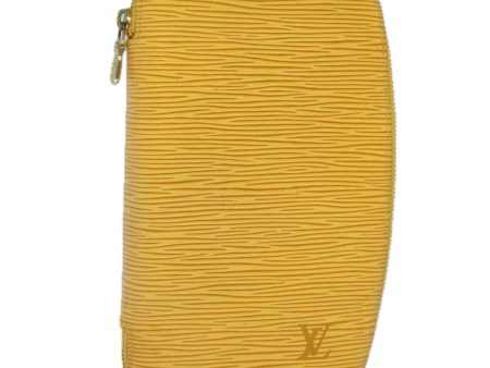 LOUIS VUITTON Epi Agenda Geode Travel Case Yellow M63879  91915 For Sale