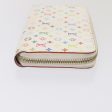 LOUIS VUITTON Monogram Multicolor Zippy Wallet White M60241  92281 For Cheap