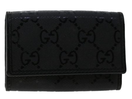 GUCCI GG Canvas Key Case Black 138093 50222 Cheap