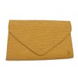 LOUIS VUITTON Epi Art Deco Clutch Bag Yellow M52639  86032 Discount