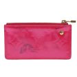 LOUIS VUITTON Vernis Pochette Cles Coin Purse Fuchsia Pink M91250  88325 Hot on Sale