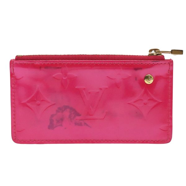 LOUIS VUITTON Vernis Pochette Cles Coin Purse Fuchsia Pink M91250  88325 Hot on Sale