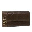 GUCCI GG Canvas Guccissima Long Wallet Brown 274430 ep1661 Supply