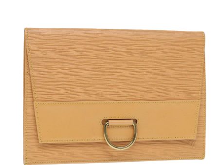 LOUIS VUITTON Epi Jena Clutch Bag Winnipeg Beige M52726  84466 Sale