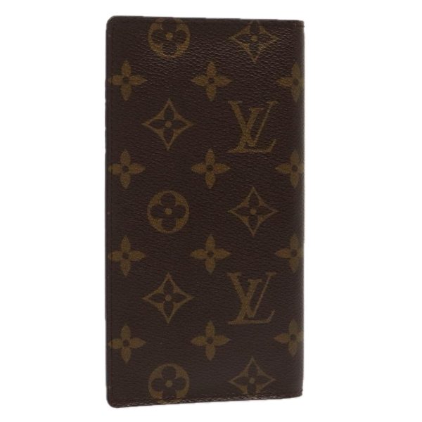 LOUIS VUITTON Monogram Porte Valeurs Cartes Credit Wallet M61823  88877 Discount