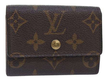 LOUIS VUITTON Monogram Porte Monnaie Plat Coin Purse M61930  93880 Hot on Sale