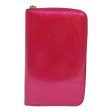 LOUIS VUITTON Monogram Vernis Eldridge Wallet Fuchsia Pink M91240  93651 Cheap