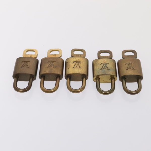 LOUIS VUITTON Padlock 10set metal Gold Tone  89069 Hot on Sale