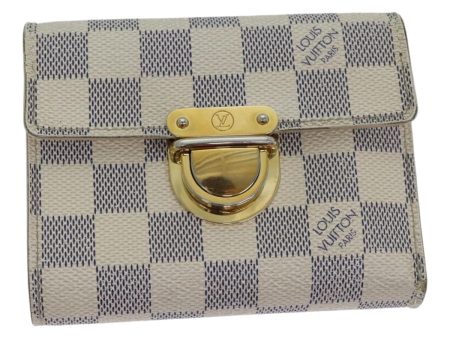 LOUIS VUITTON Damier Azur Portefeuille Koala Trifold Wallet N60013 Auth bs18110 Online