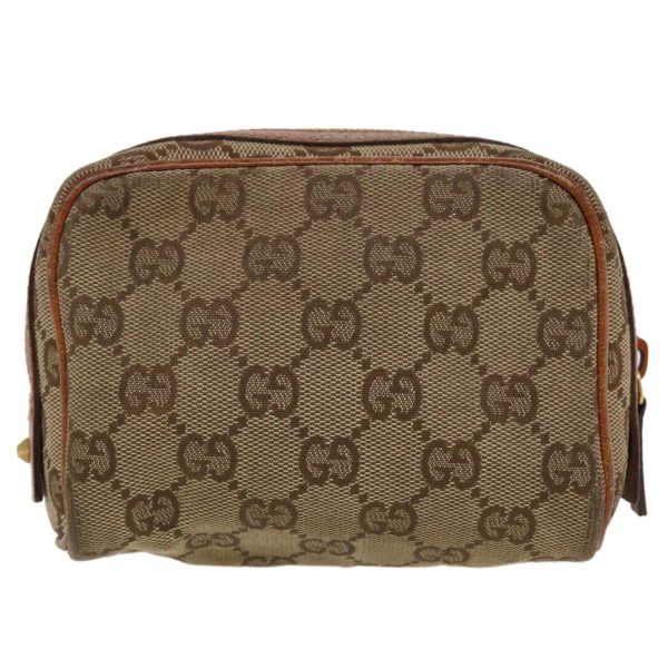 GUCCI GG Canvas Pouch Beige 120978 36673 on Sale