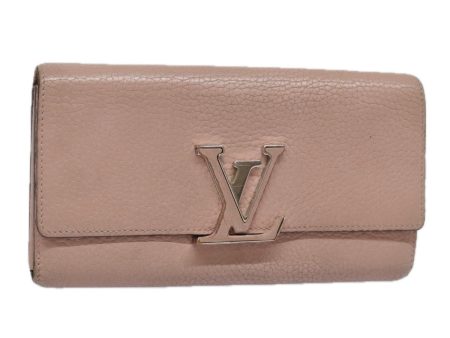 LOUIS VUITTON Capusine Long Wallet Leather Pink M61250  bs18630 Sale