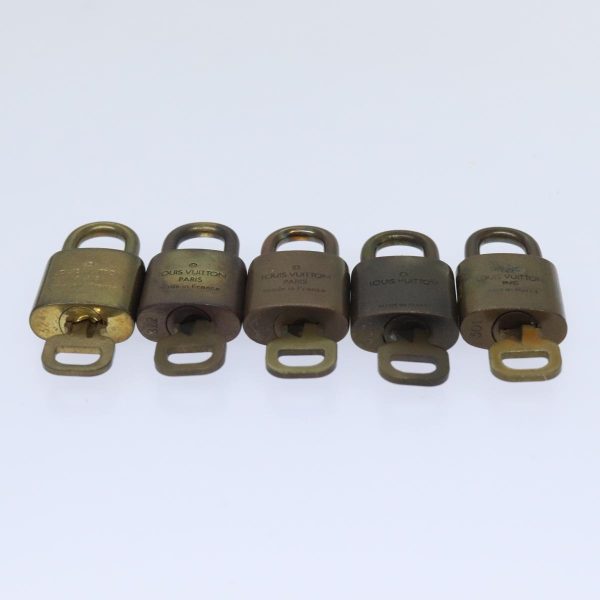 LOUIS VUITTON Padlock 10set metal Gold Tone  88248 Sale