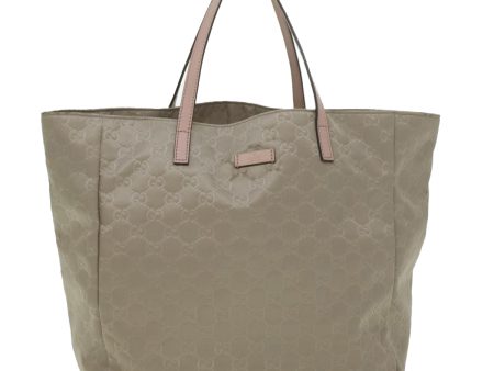 GUCCI GG Canvas Boston Bag Gray Pink 282439 ro917 Hot on Sale