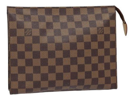 LOUIS VUITTON Damier Ebene Poche Toilette 26 Pouch N47543  90357 Online now