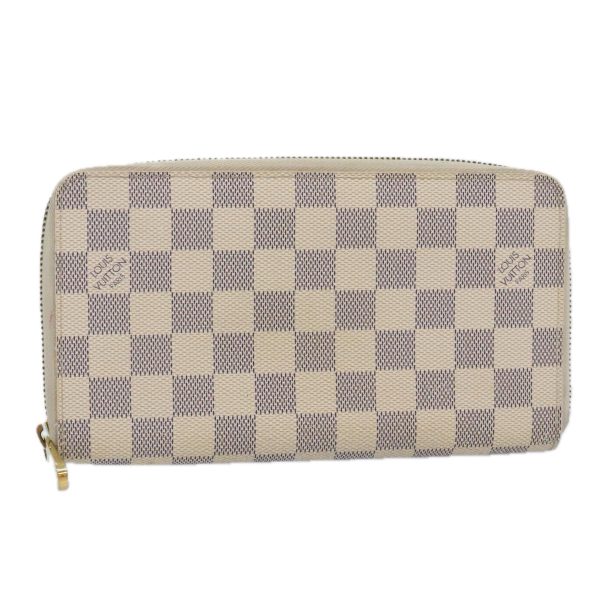 LOUIS VUITTON Damier Azur Zippy Organizer Long Wallet N60012  92424 Fashion