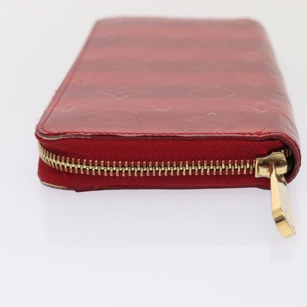 LOUIS VUITTON Vernis Rayure Zippy Wallet Pomme D amour M91718  89527 Online