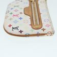 LOUIS VUITTON Monogram Multicolor Pochette MM Pouch White M60028  86949 Cheap