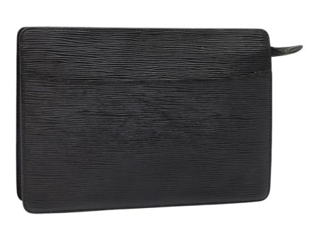 LOUIS VUITTON Epi Pochette Homme Clutch Bag Black Noir M52522  89187 Fashion