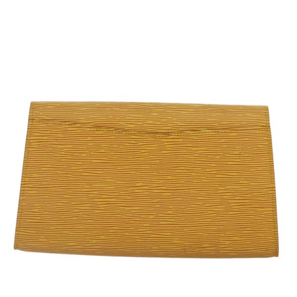 LOUIS VUITTON Epi Art Deco Clutch Bag Yellow M52639  86032 Discount