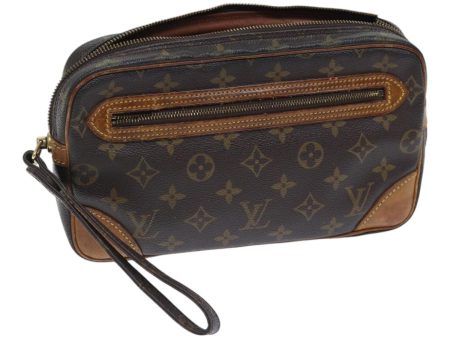 LOUIS VUITTON Monogram Marly Dragonne GM Clutch Bag M51825  yk14692 For Sale