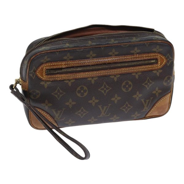 LOUIS VUITTON Monogram Marly Dragonne GM Clutch Bag M51825  yk14692 For Sale