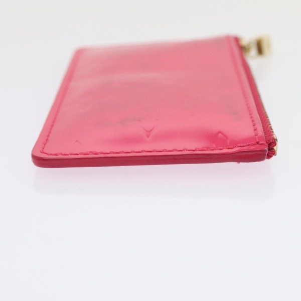 LOUIS VUITTON Vernis Pochette Cles Coin Purse Fuchsia Pink M91250  88325 Hot on Sale