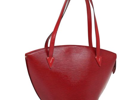 LOUIS VUITTON Epi Saint Jacques Shopping Shoulder Bag Red M52277  87512 Fashion