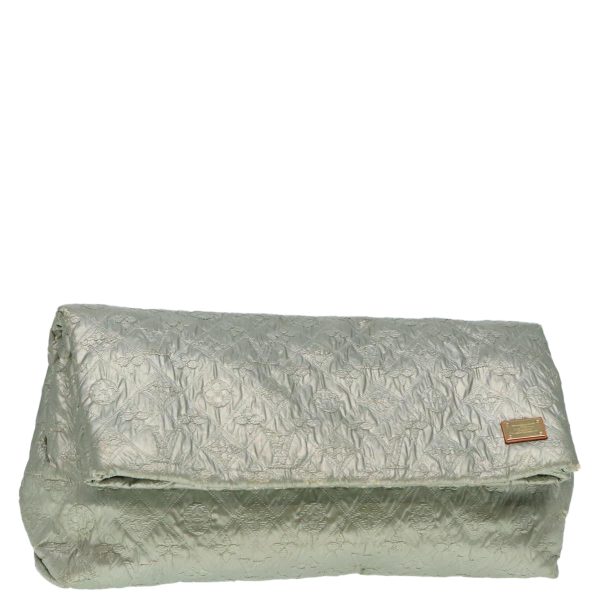 LOUIS VUITTON Monogram Lime Light Clutch PM Bag Silver M95576  89894 Online Sale