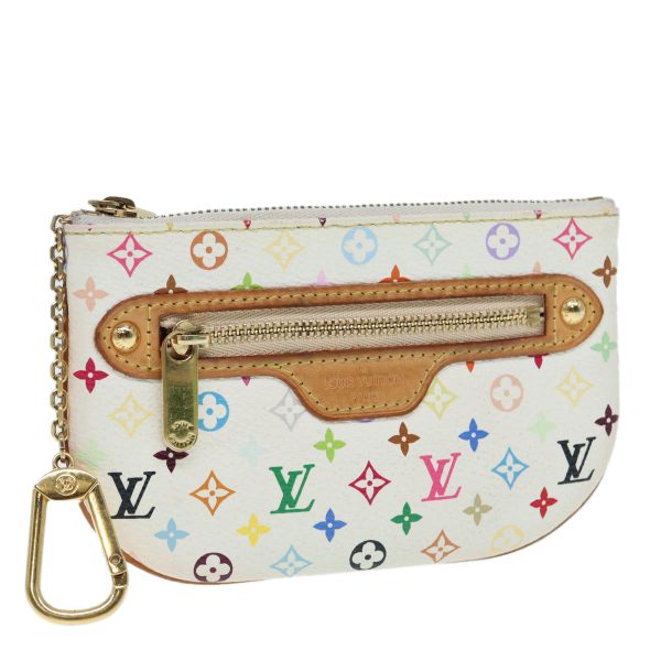 LOUIS VUITTON Monogram Multicolor Pochette MM Pouch White M60028  86949 Cheap