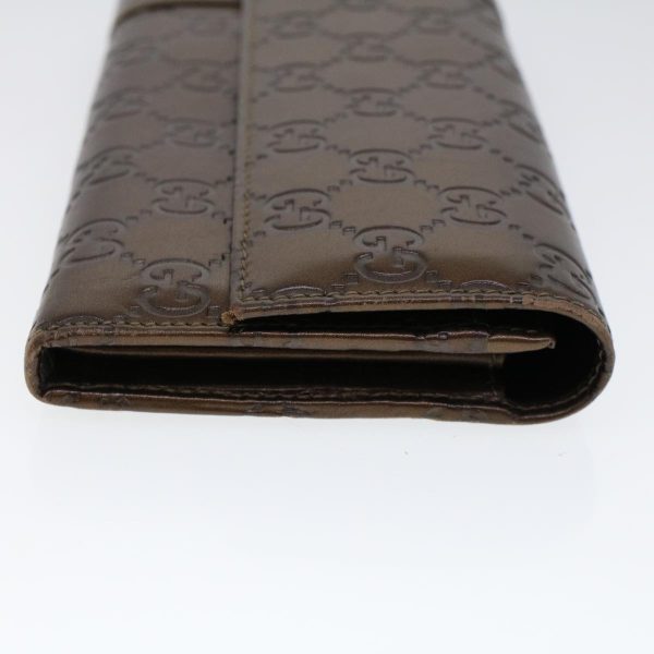 GUCCI GG Canvas Guccissima Long Wallet Brown 274430 ep1661 Supply