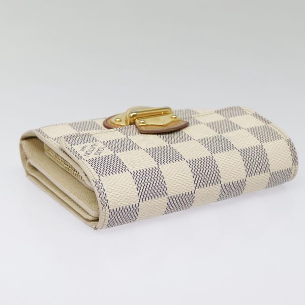 LOUIS VUITTON Damier Azur Portefeuille Koala Trifold Wallet N60013 Auth 91913 Hot on Sale