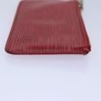 LOUIS VUITTON Epi Pochette Cles Coin Purse Red M63807  89105 Hot on Sale