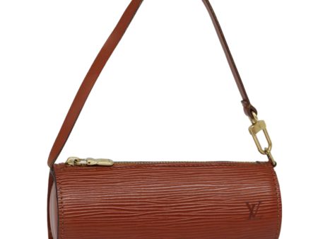 LOUIS VUITTON Epi Soufflot Pouch Brown  yk14808 For Sale