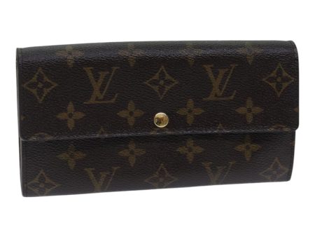 LOUIS VUITTON Monogram Portefeuille Sarah Long Wallet M61734  ki4916 Online Hot Sale