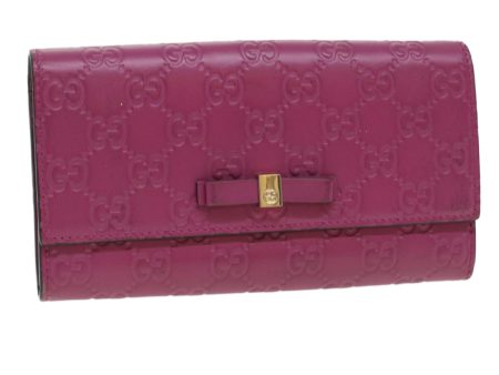 GUCCI Guccissima Long Wallet Pink 388679 36795 Cheap