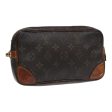 LOUIS VUITTON Monogram Marly Dragonne PM Clutch Bag M51827  th5252 Fashion